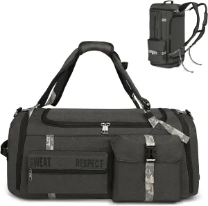 3-Way Sports Direct shipping Duffel Versatile Compartment with Men's Shoe Wet Large selection & Pocket Bag