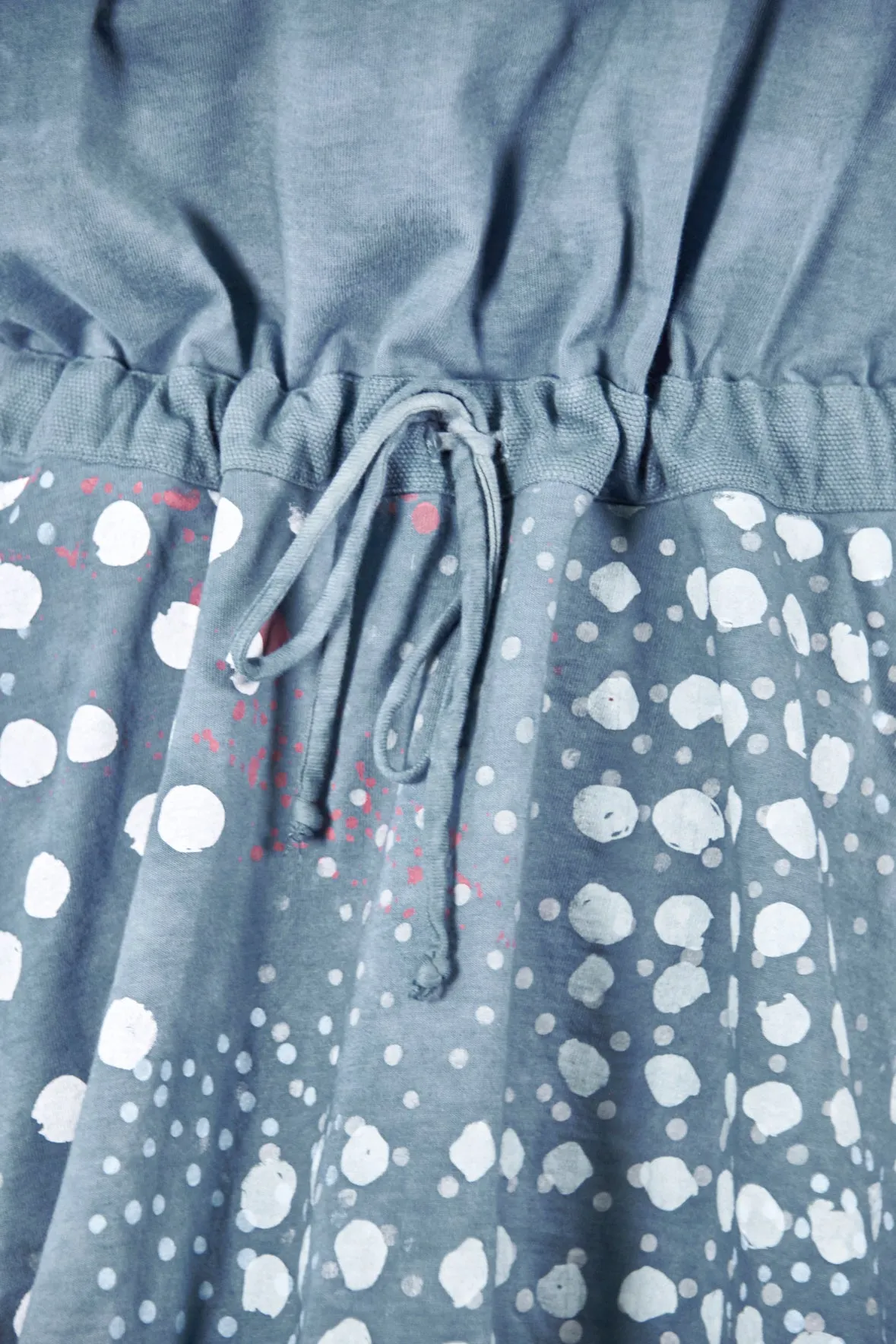 6214 Drawstring Organic Cotton Vest-Blue Sky-P