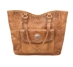 American West Handbag Annie's Secret Collection: Zip Top Tote