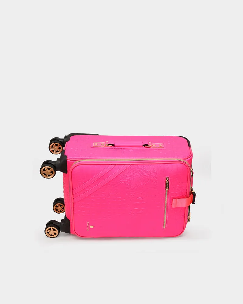 Apollo 2 Suitcase 2 Piece Set in Neon Pink