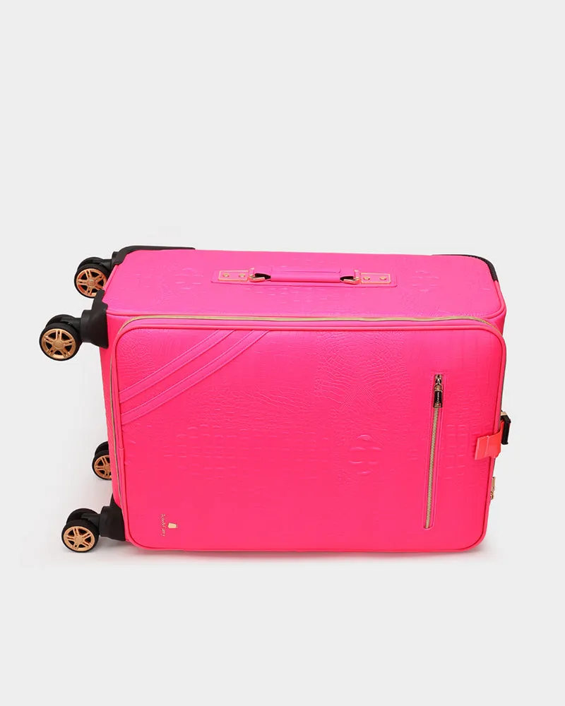 Apollo 2 Suitcase 2 Piece Set in Neon Pink