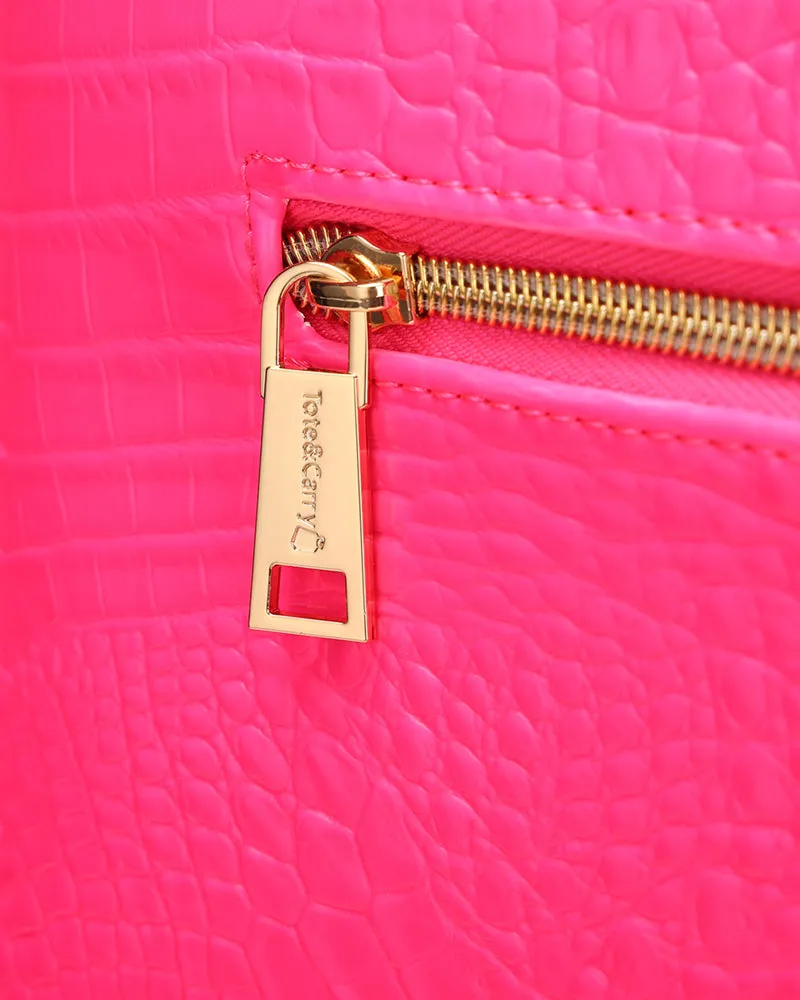 Apollo 2 Suitcase 2 Piece Set in Neon Pink