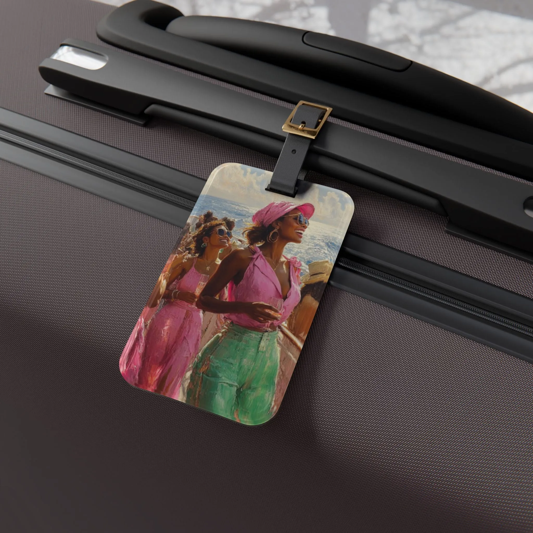Art Voyage Sisters That Travel Luggage Tag Collection