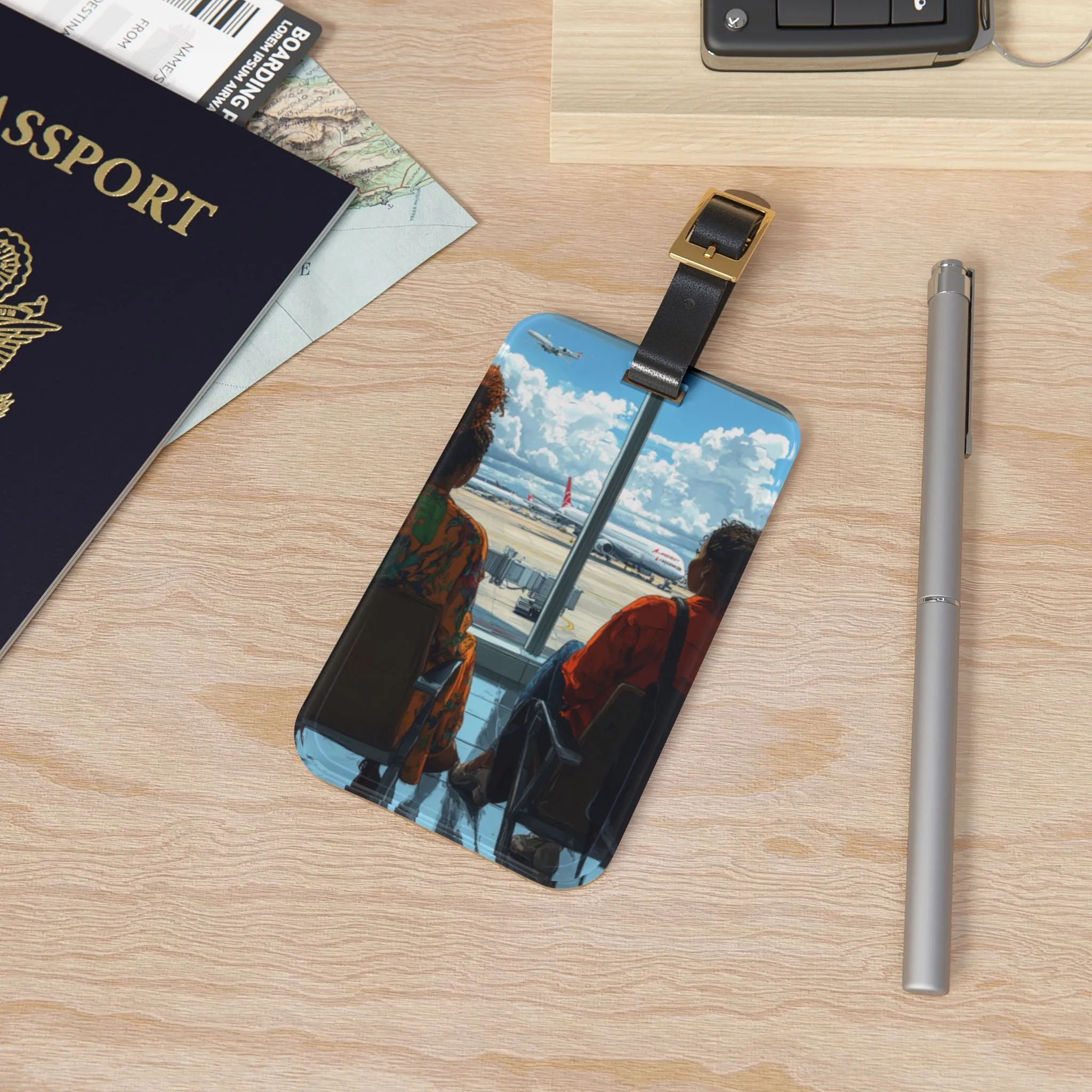 Art Voyage Sisters That Travel Luggage Tag Collection