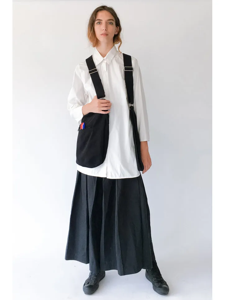Bless/Stand Up Comedy Demimoore Bag, Black Linen