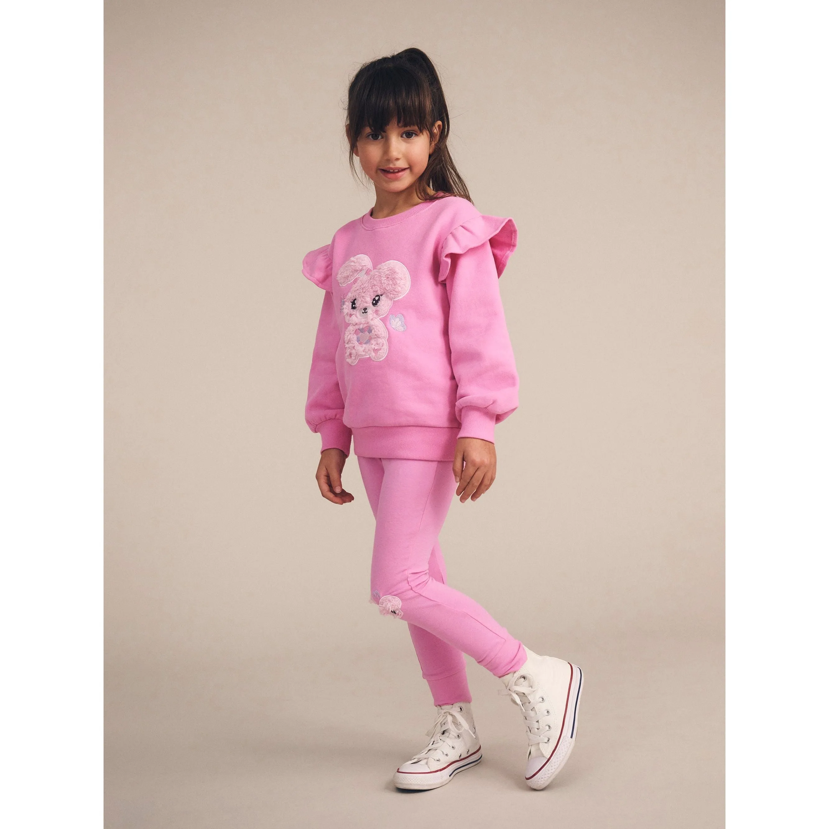 Bunny Gem Frill Sweatshirt