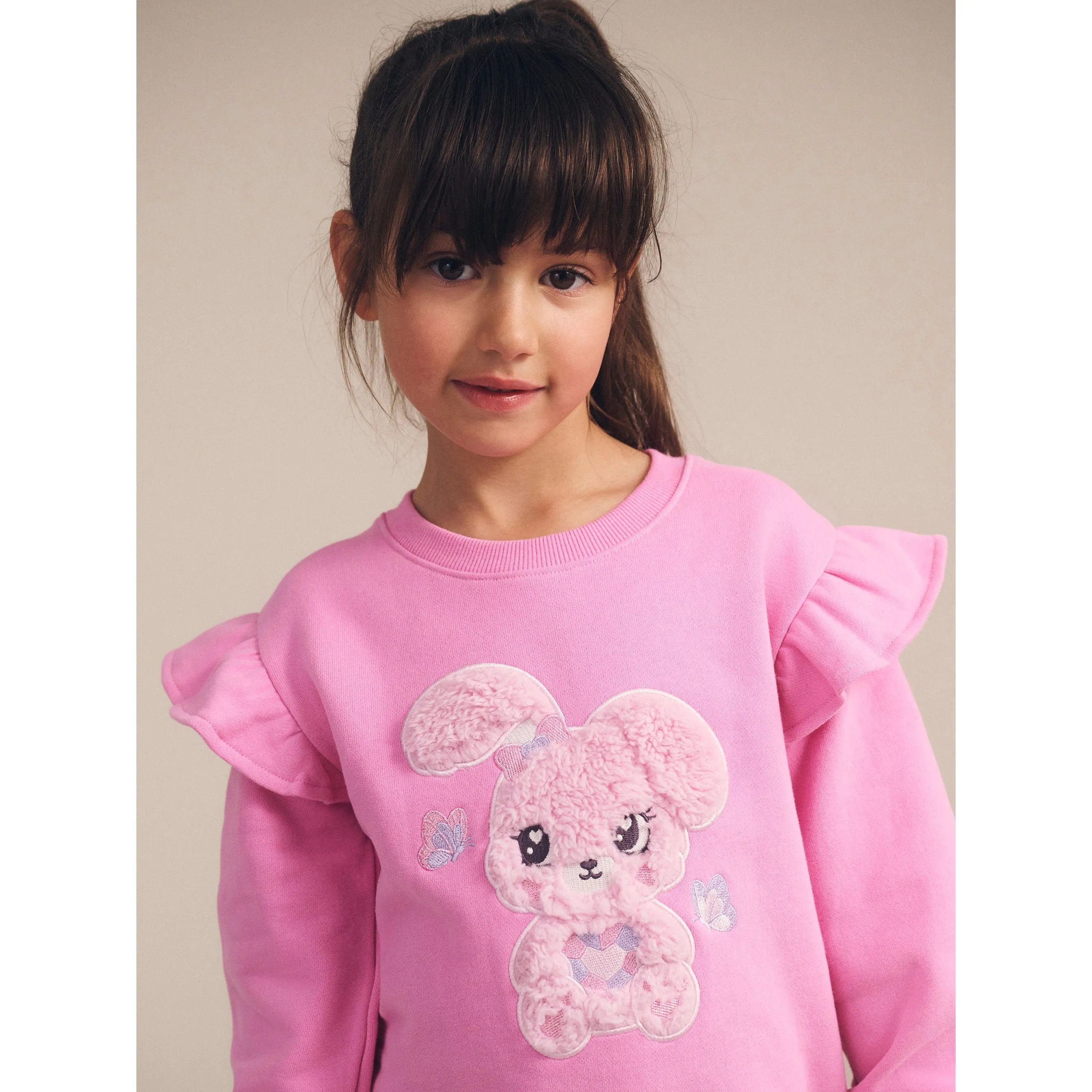 Bunny Gem Frill Sweatshirt