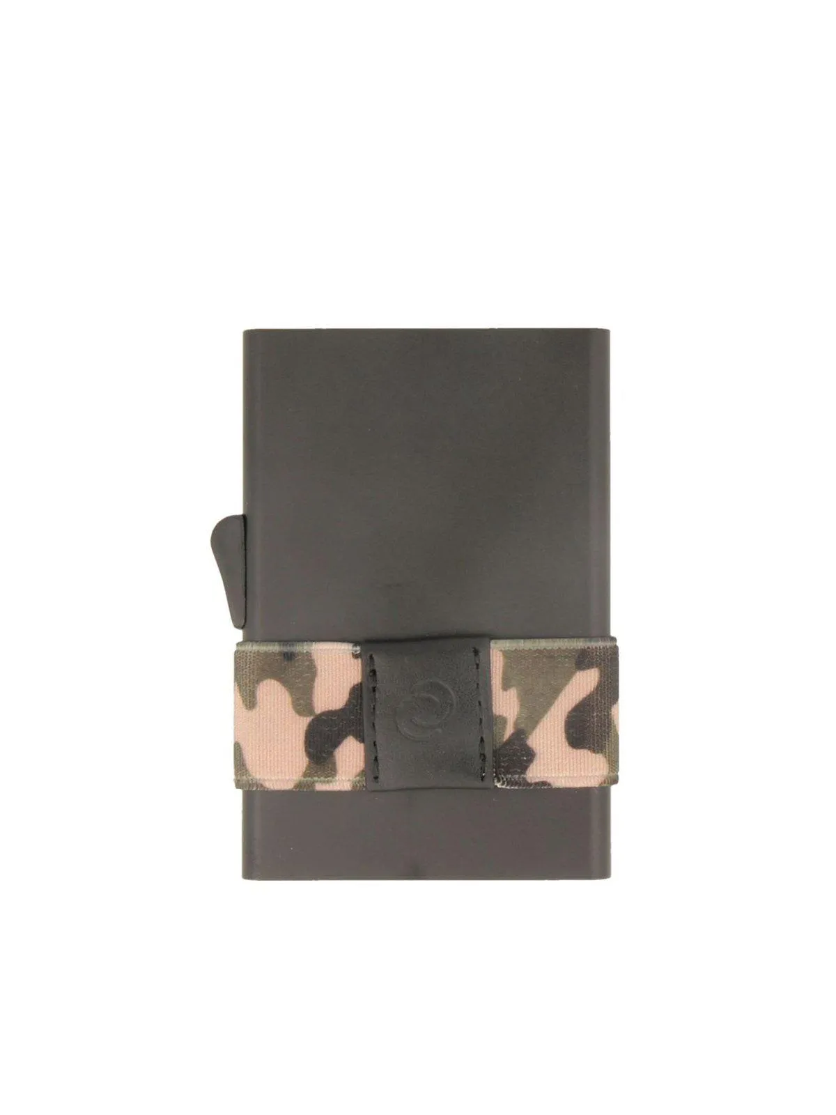 C-Secure Aluminium RFID Cardholder With Money Band Black Camo