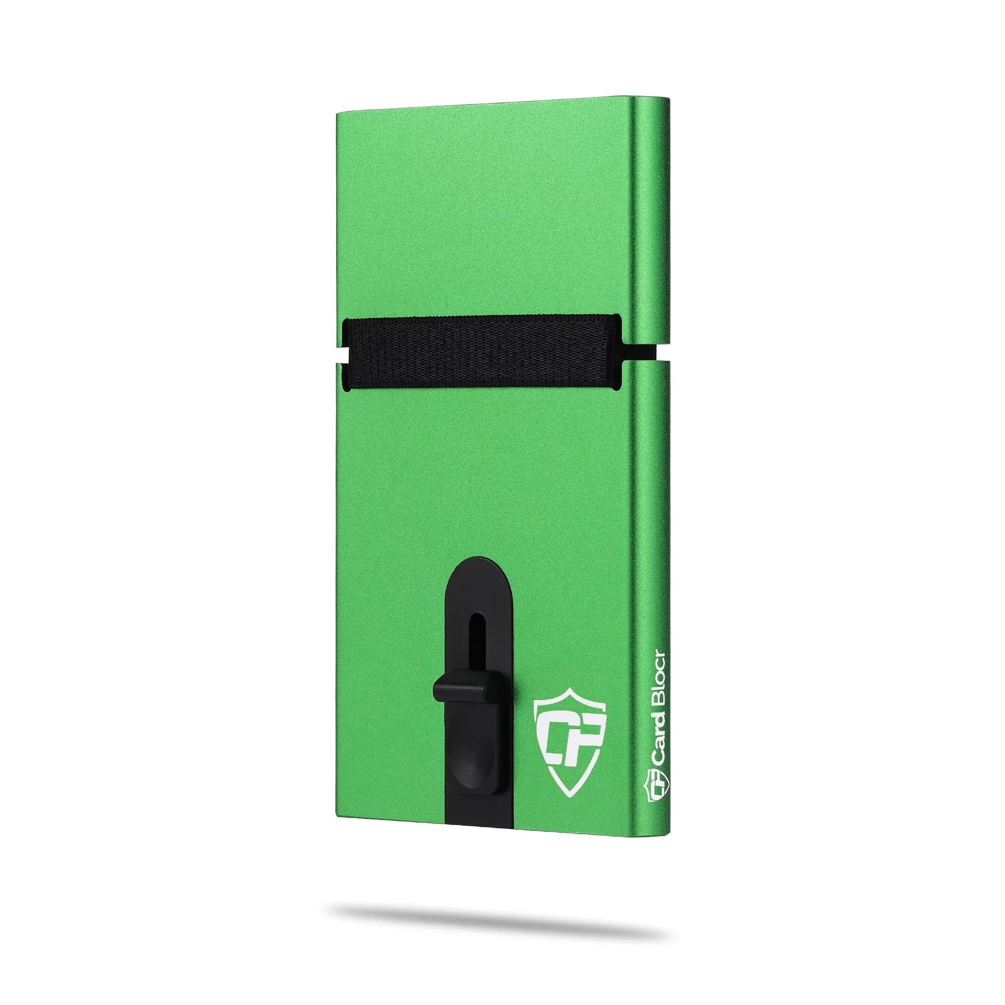 Card Blocr Metal Credit Card Holder Green Slide Wallet