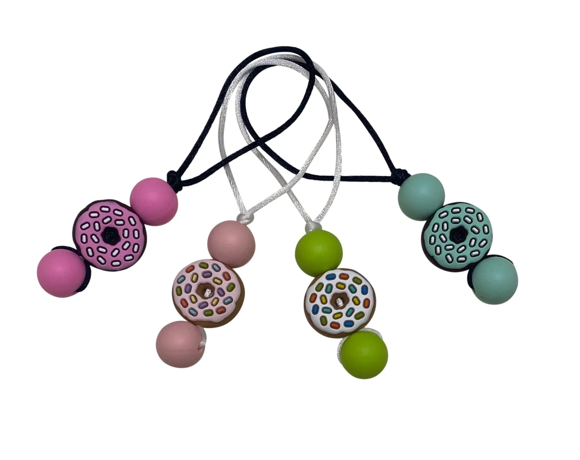 Donut zipper pull