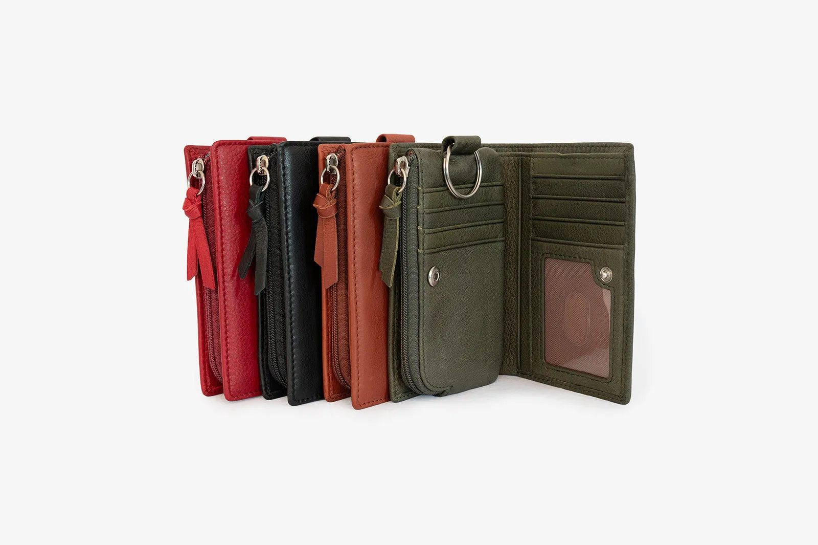 Double Snap 5" Wallet w/ Zip Pouch