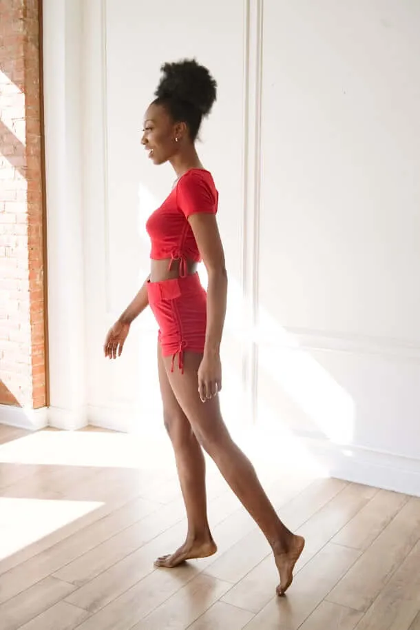 Drawstring Top & Shorts