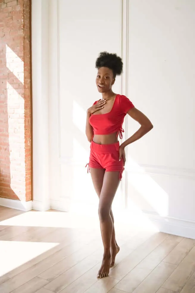 Drawstring Top & Shorts