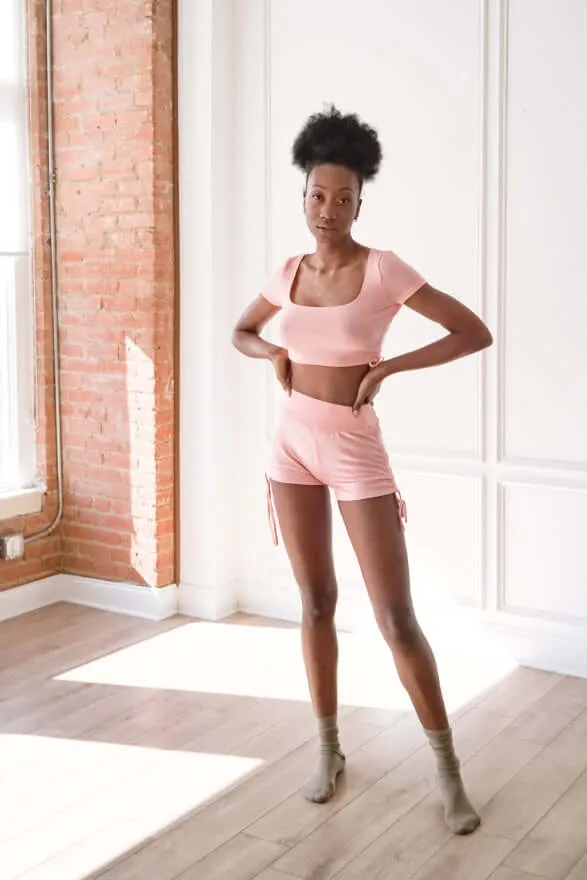 Drawstring Top & Shorts