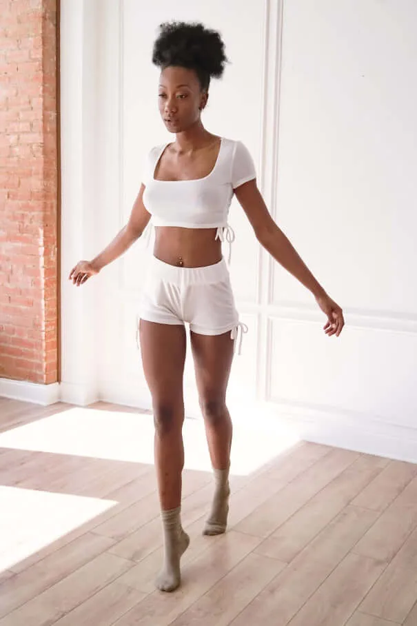 Drawstring Top & Shorts