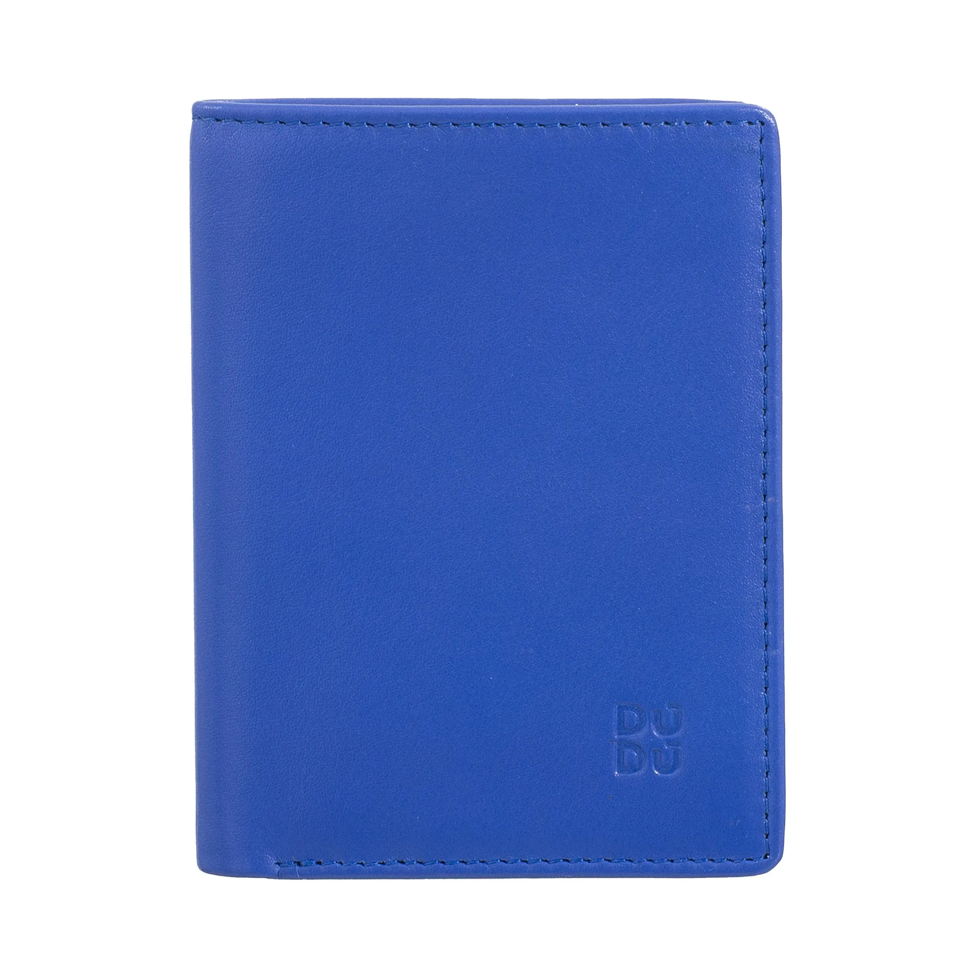 DUDU Men's Leather Wallet, Slim men's wallet with credit card holder, cash case holder, small and compact, with RFID protection