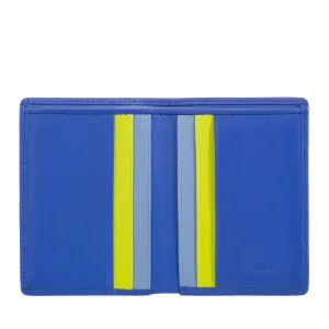 DUDU Men's Leather Wallet, Slim men's wallet with credit card holder, cash case holder, small and compact, with RFID protection