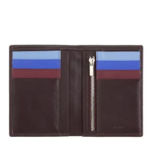 Dudu Men's Slim Portfolio of Vera Leather, Small and Thin, Bring Money and Credit Cards, Compact Care with Internal Zip zip hinge, Minimal Design