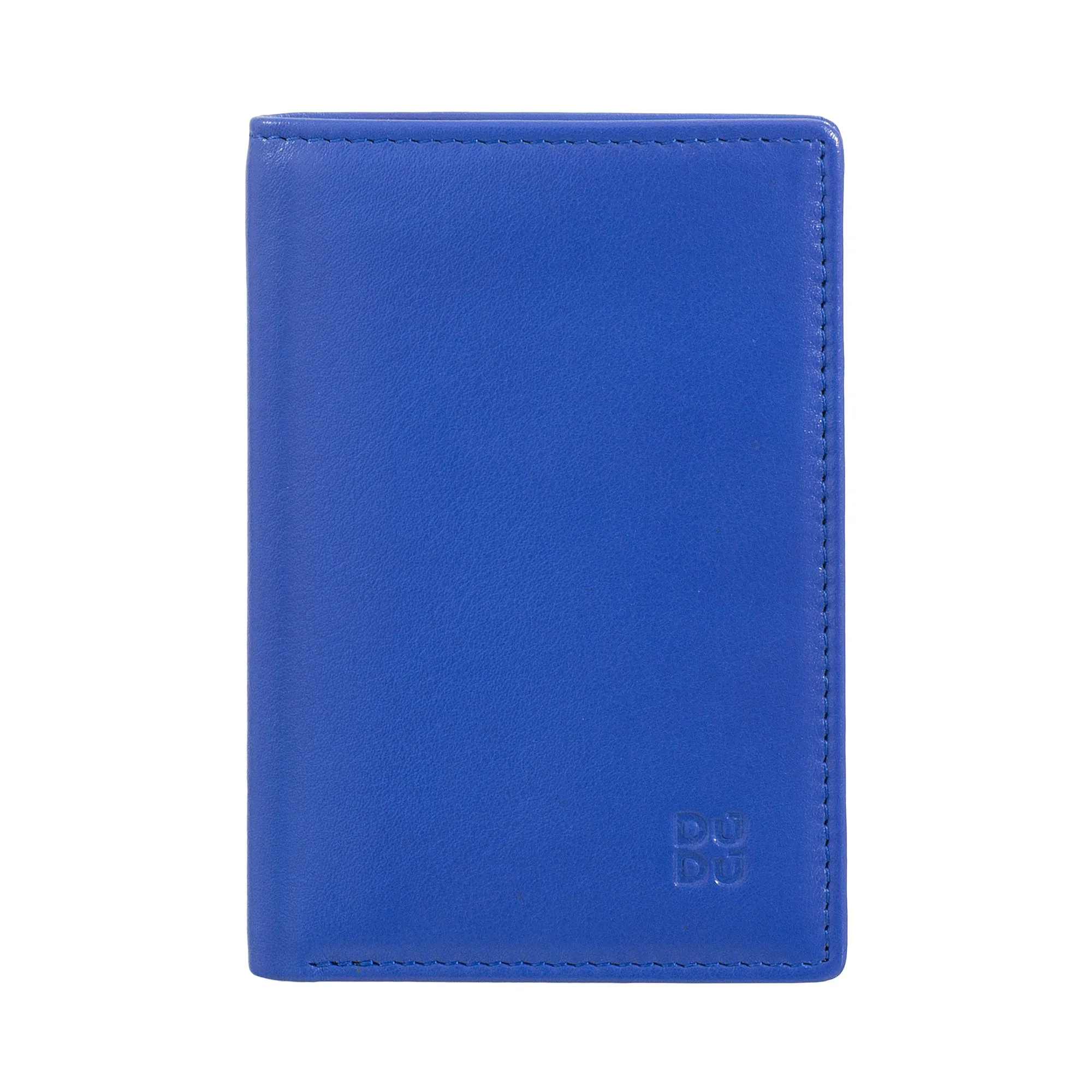 DUDU Men's Wallet in Small Leather, Compact Slim Men's Wallet with Credit Card holder, Cash banknotes holder, Door Zip, with RFID protection