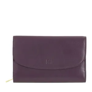 Dudu Women's Wallet In Colored Soft Leather, Bags with Keep Liest Doors, 12 Card Card holders, Multicolor