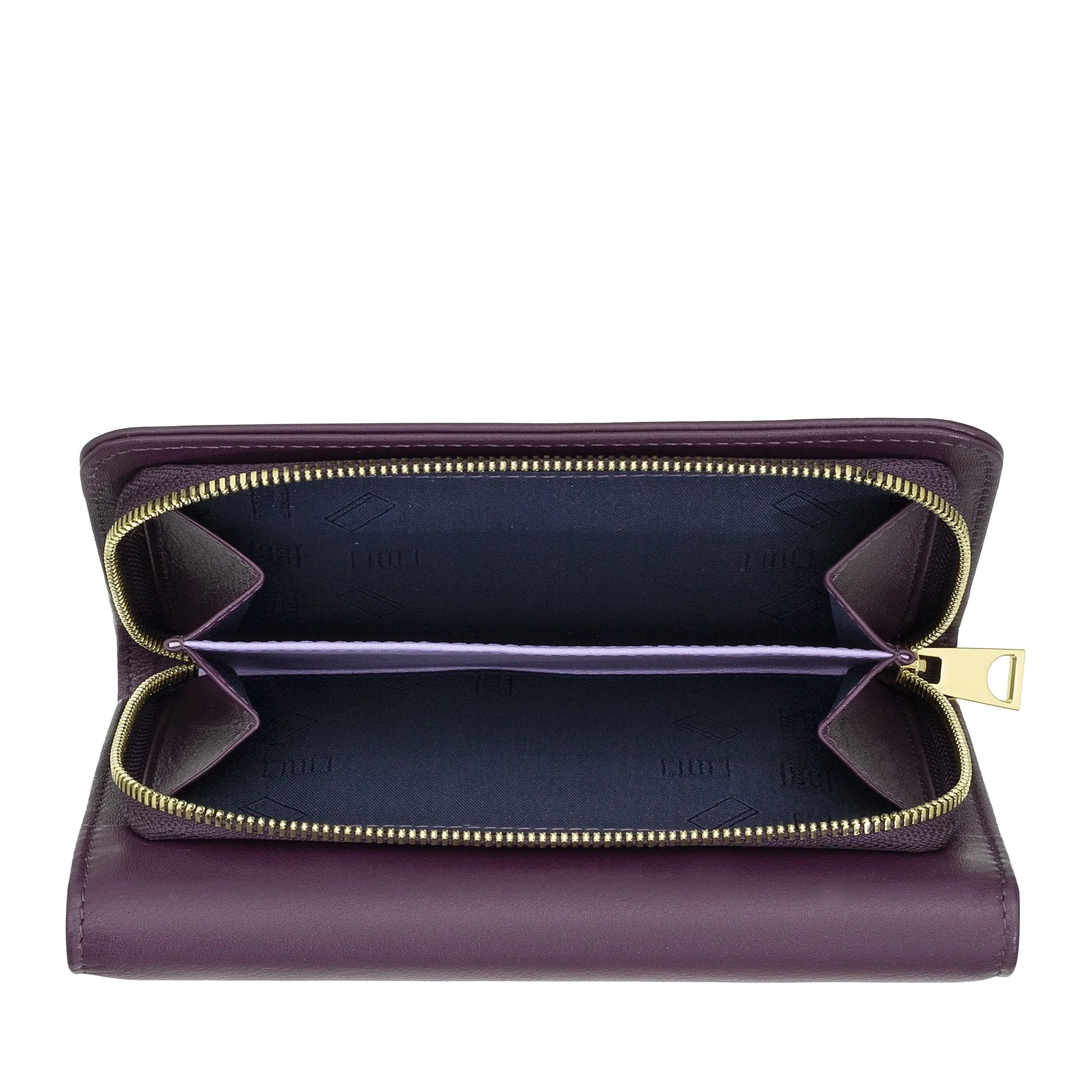 Dudu Women's Wallet In Colored Soft Leather, Bags with Keep Liest Doors, 12 Card Card holders, Multicolor