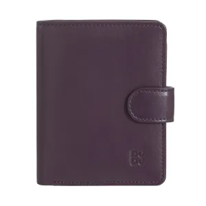 Dudu Women's Wallet in Vera Little Leather Leather Rfid Leather with Crescete Hinge Door Banknotes, External Closure