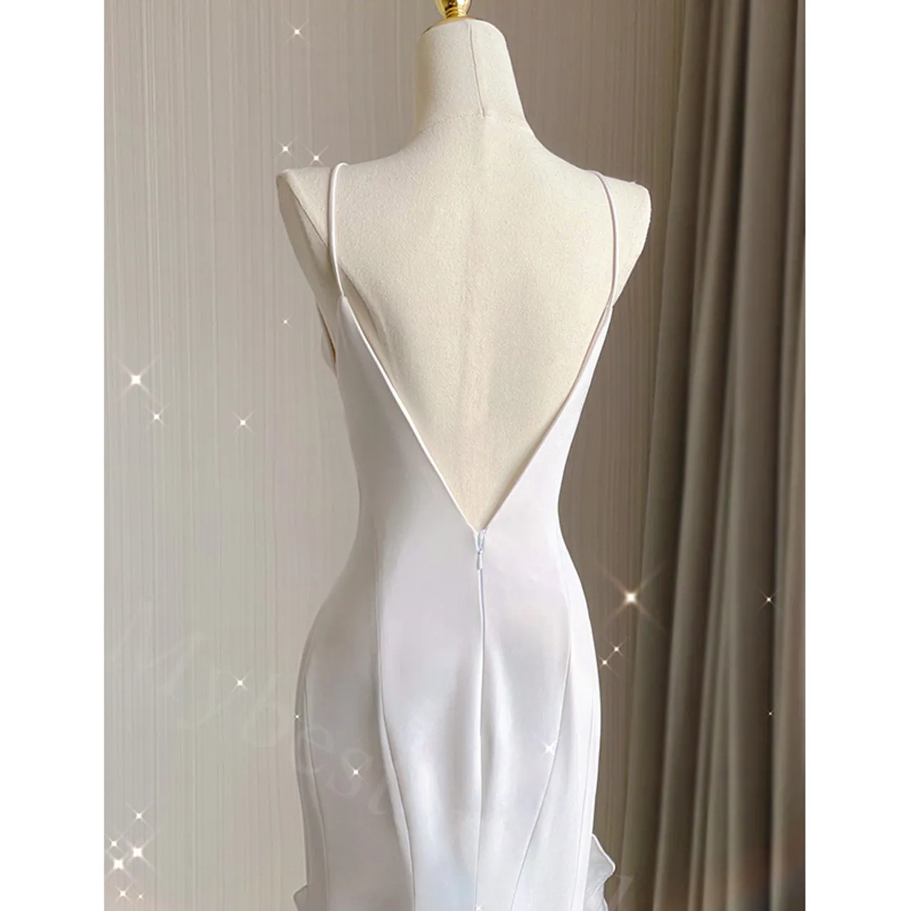 Elegant Scoop Sleeveless  Long Floor Length Prom Dress,PDS11460