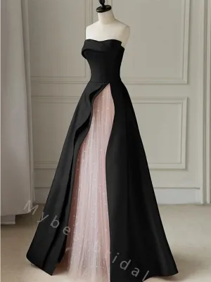 Elegant Strapless Sleeveless Mermaid Long Prom Dress,PDS11515
