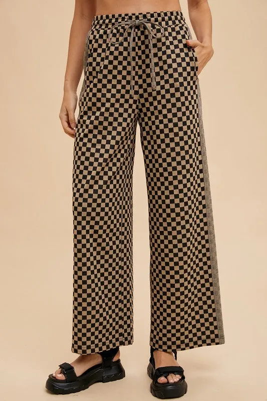 Fit Check Ready Camel Wide Leg Pants