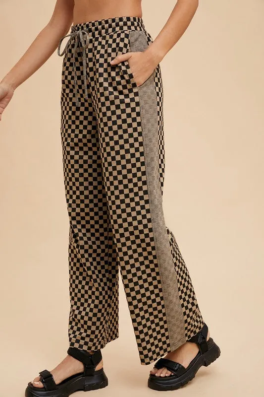 Fit Check Ready Camel Wide Leg Pants