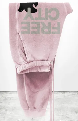 FREECITY LARGE SUNFADES pocket sweatpant - Ballerina