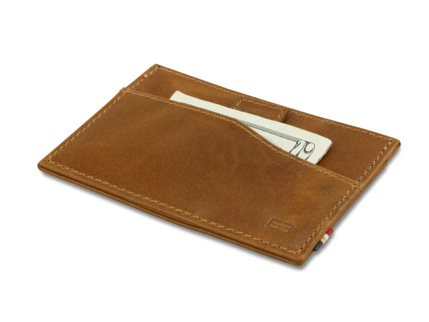 Garzini RFID Leather Card Holder Brushed