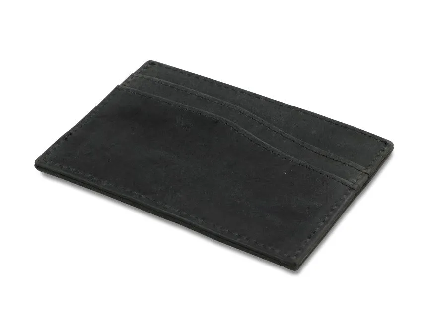 Garzini RFID Leather Card Holder Brushed