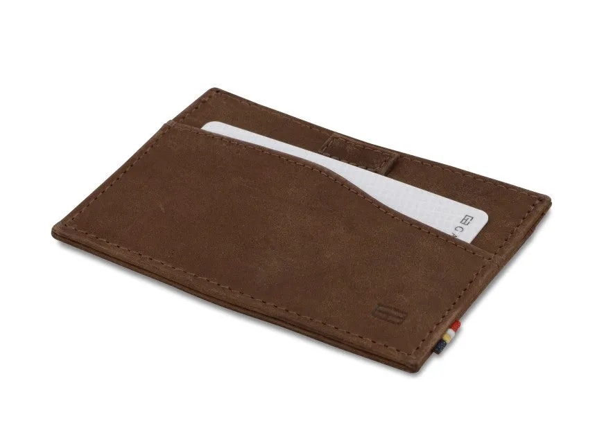 Garzini RFID Leather Card Holder Brushed