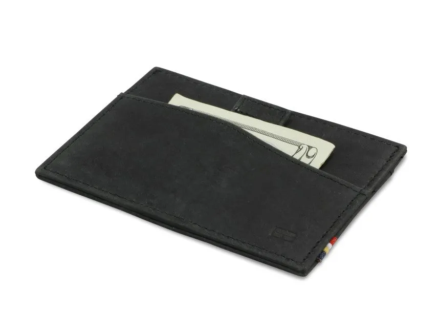 Garzini RFID Leather Card Holder Brushed