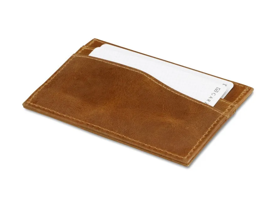Garzini RFID Leather Card Holder Brushed