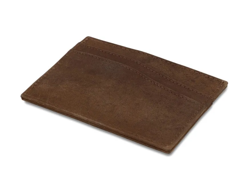 Garzini RFID Leather Card Holder Brushed