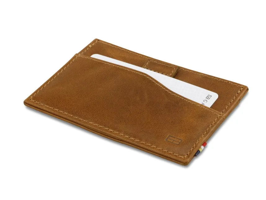 Garzini RFID Leather Card Holder Brushed