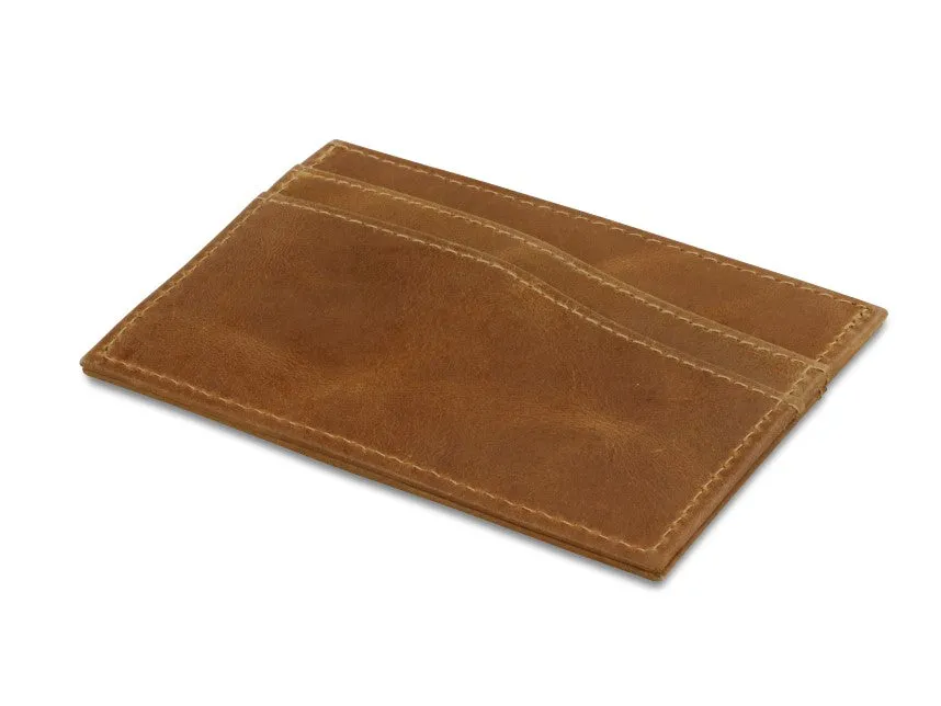 Garzini RFID Leather Card Holder Brushed