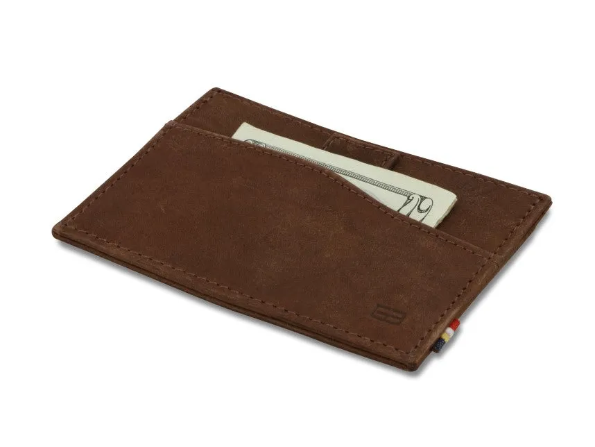 Garzini RFID Leather Card Holder Brushed