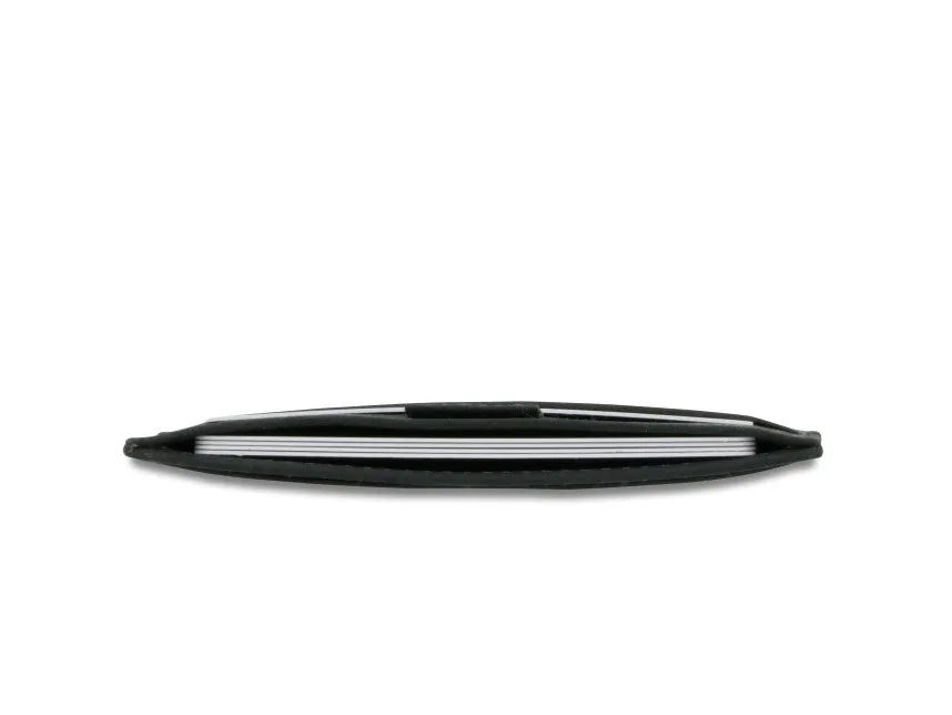 Garzini RFID Leather Card Holder Brushed