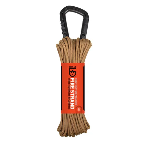 Gear Aid Fire Strand 550 Paracord, 50ft