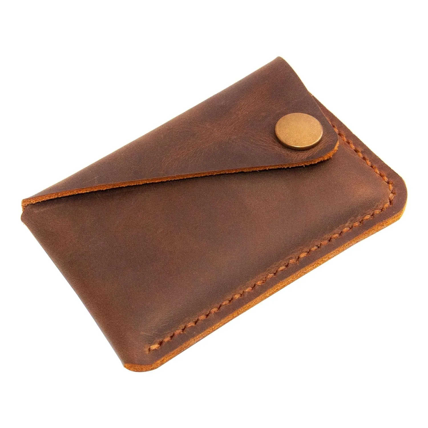 Genuine Leather Card Holder Minimalist Front Pocket Wallet