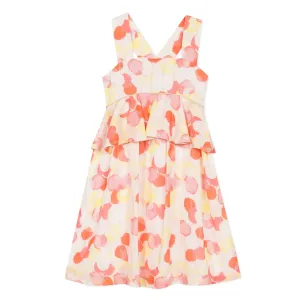 Girls Pink Viscose Dress