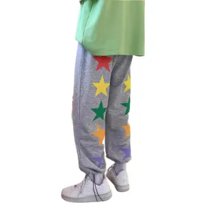 Hip Hop Colorful Pentagram Sweatpants