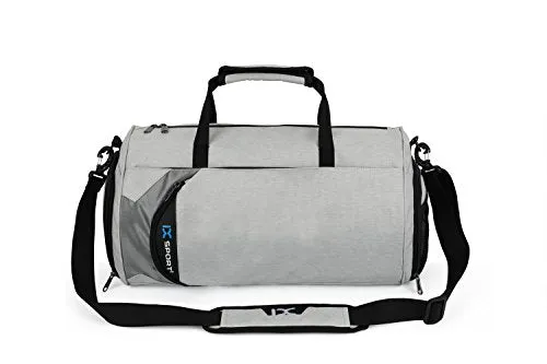 INOXTO Fitness Sport Small Gym Bag with Shoes Compartment Waterproof Travel Duffel Bag for Women and Men