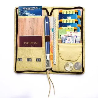Jacinto and Lirio Bucket List Travel Wallet