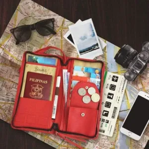 Jacinto and Lirio Bucket List Travel Wallet
