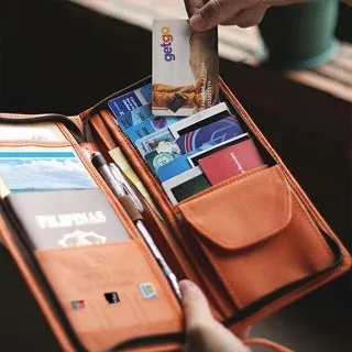 Jacinto and Lirio Bucket List Travel Wallet