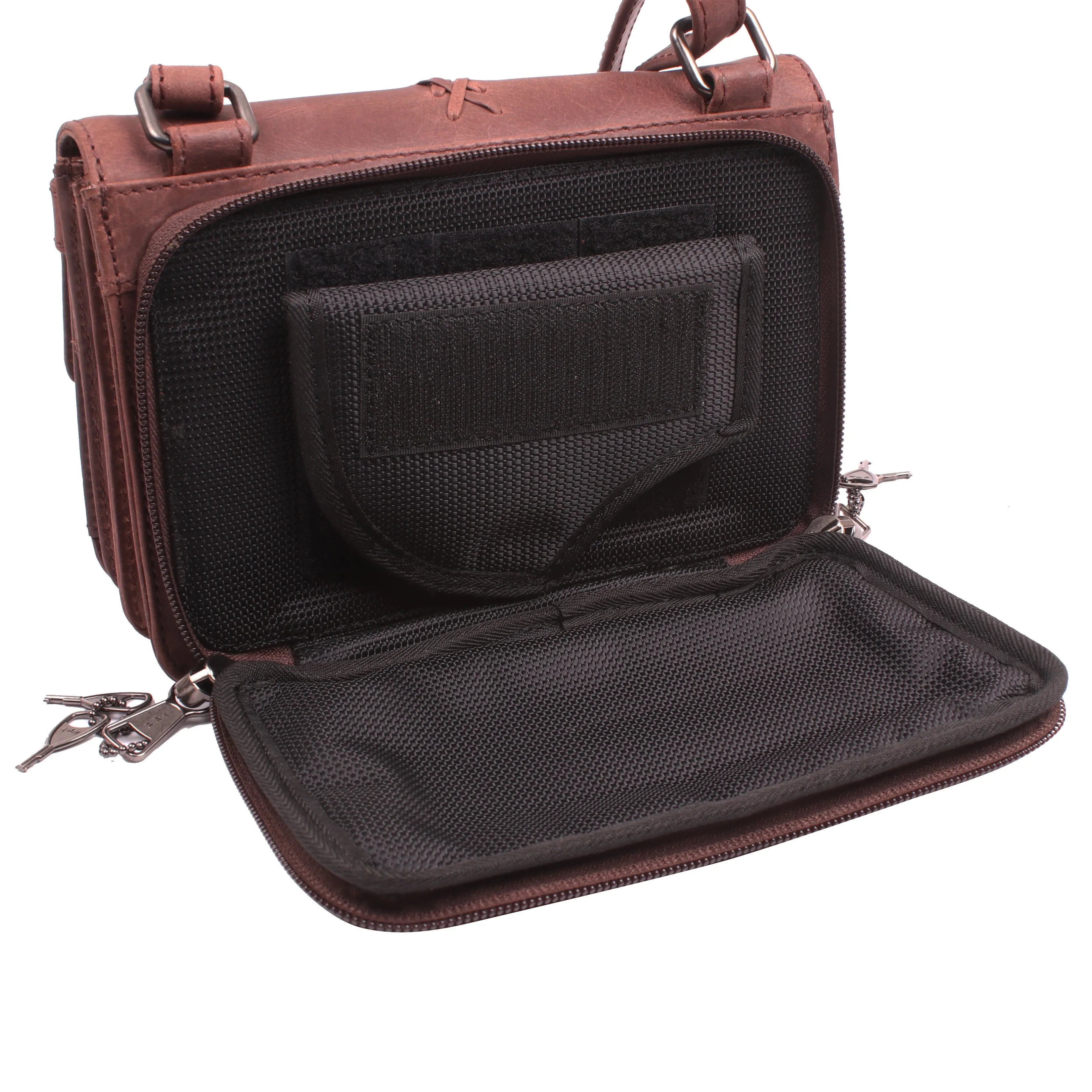 Jolene | Concealed Carry Leather Crossbody or Shoulder Bag